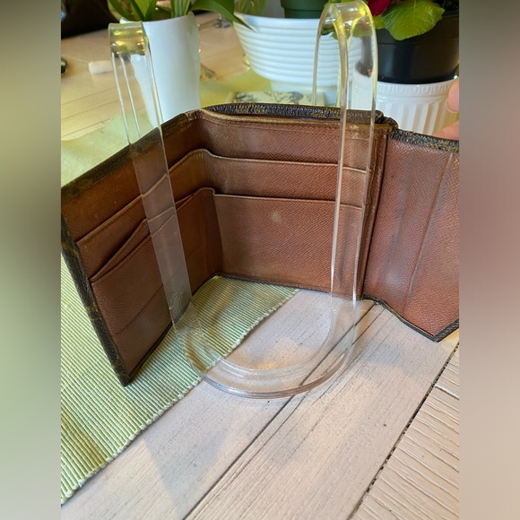 LOUIS VUITTON MONOGRAM CANVAS MONNAIE DOUBLE SNAP WALLET bifold vintage 1989 - Picture 11 of 14